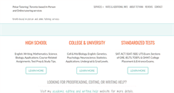 Desktop Screenshot of pekartutoring.com